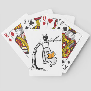 Baralho Leitura do Balanço do Fantasma de Halloween