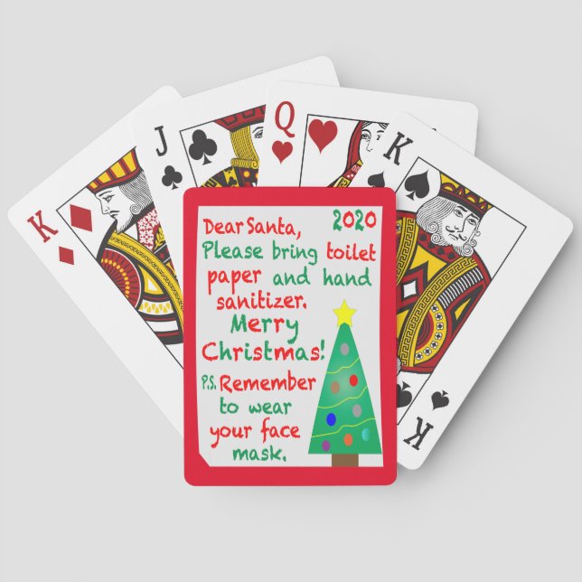 Baralho Lembrando o Natal de 2020 (Verso)