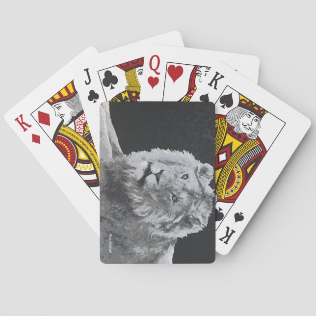 Baralho Leo, Leão Africano, Animal (Verso)