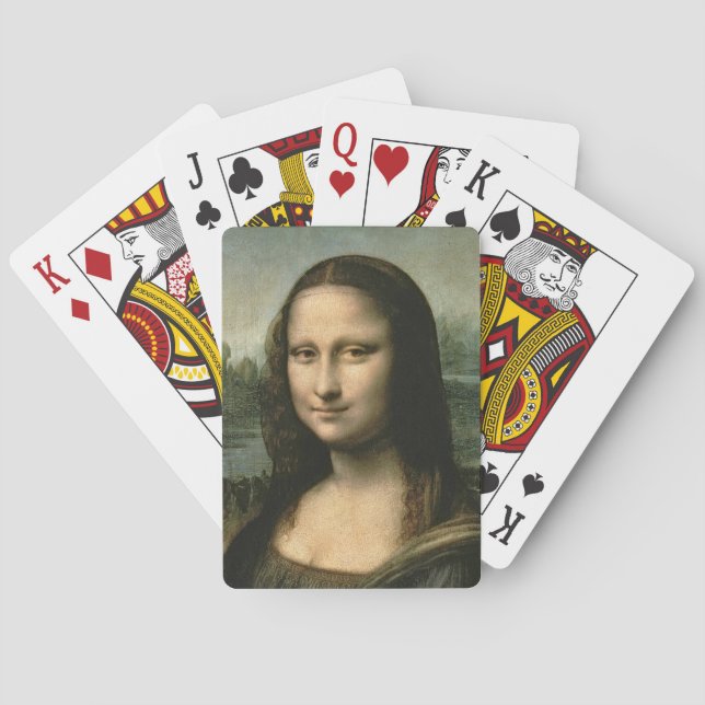 Baralho Leonardo da Vinci | Mona Lisa, c.1503-6 (Verso)