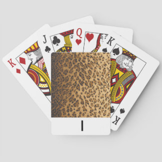 Baralho Leopard Imprimir monograma I Placas de Reprodução