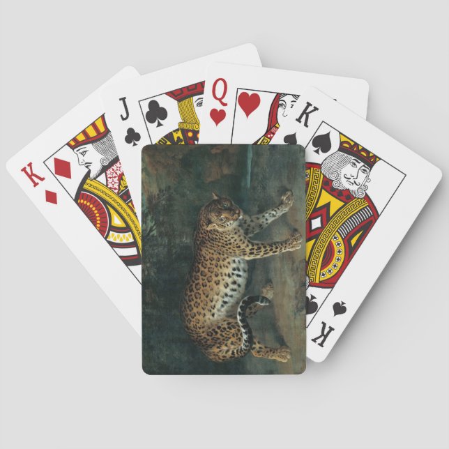 Baralho Leoparda (por Jean-Baptiste Oudry) (Verso)