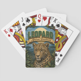 Baralho Leopardo Floresta Africana POPCUT