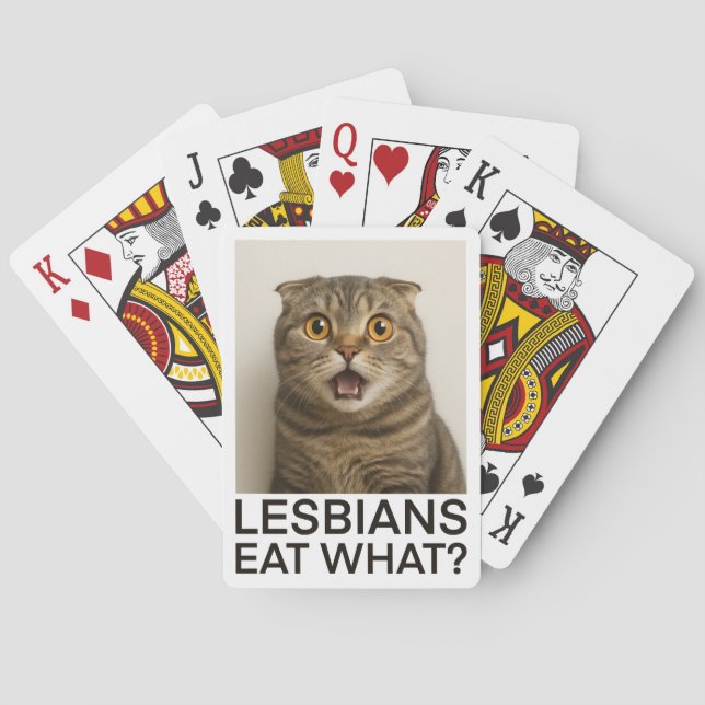 Baralho Lesbians Eat What Funny (Verso)