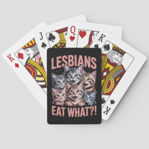 Baralho Lésbicas Comem Que Orgulho LGBTQ Lésbica De Gato E