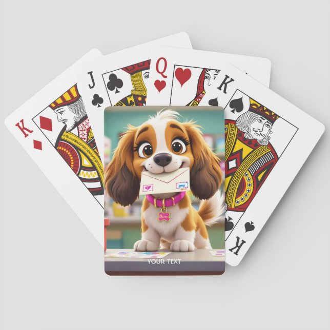Baralho Letra de Posto Fantasy Cute Dog (Verso)