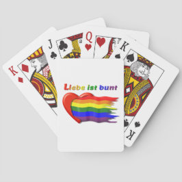 Baralho LGBT Regenbogen 2 - Love Spielkarten