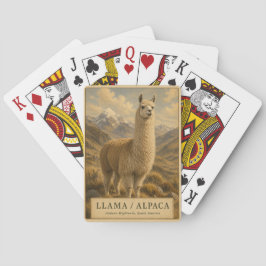 Baralho Lhama Alpaca Andes VINTAGE