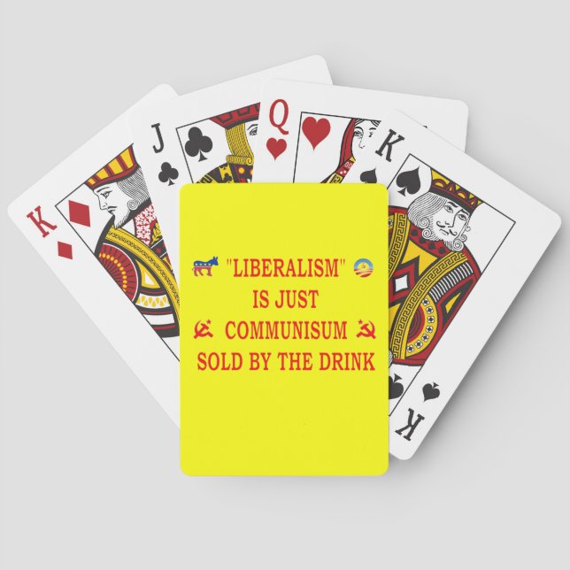 BARALHO LIBERALISMO É APENAS COMUNISMO (Verso)