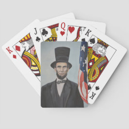 Baralho Lincoln com Placas de Reprodução de Arte com Sinal