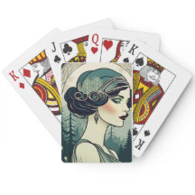 Linda Arte Deco Flapper