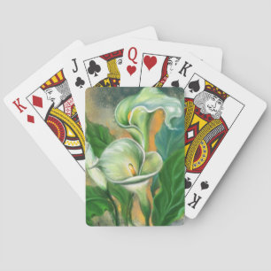 Baralho Linda Calla Lily Flower - Desenho de Arte Migrado