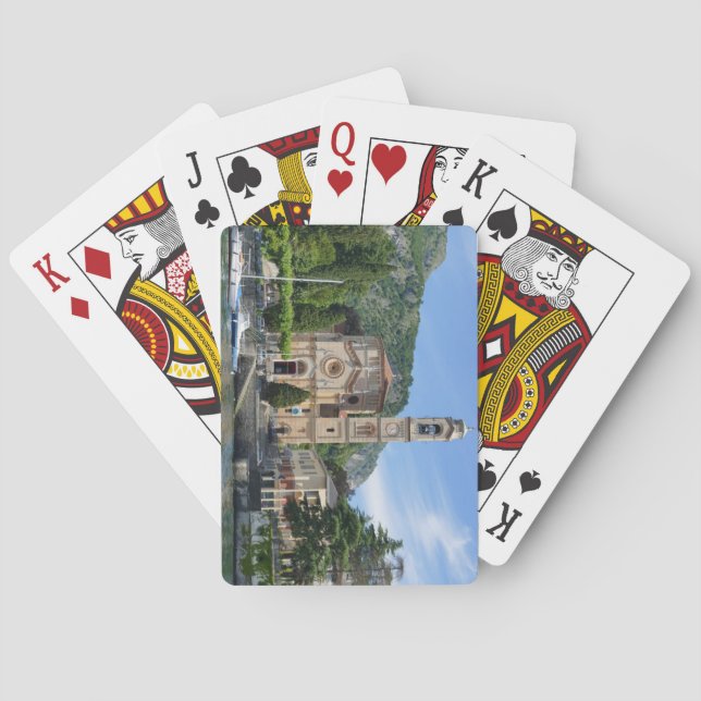 Baralho Linda Tremezzo Lake Como Itália (Verso)