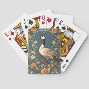 Baralho Linda Vintage Goose William Morris Inspirou