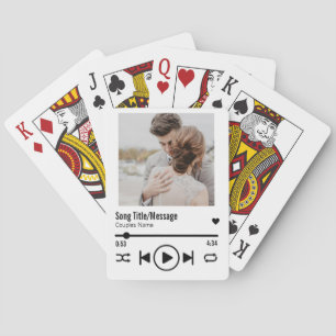 Baralho Lista de Reprodução Personalizada de Música Fot