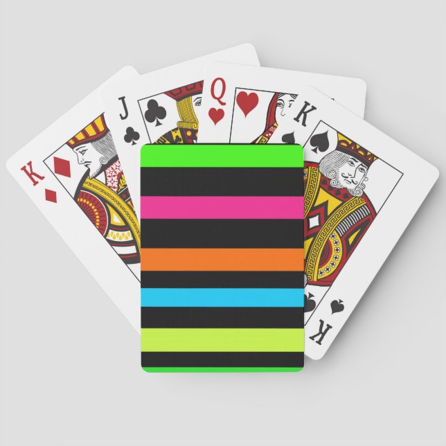 Baralho Listras neon (Verso)