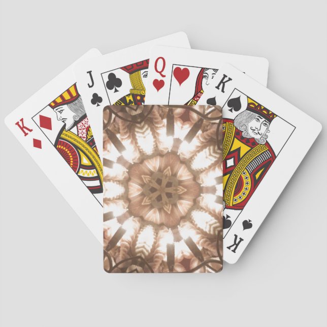 Baralho Lit Feliz Árvore de Natal Luzes Caleidoscópio Arte (Verso)