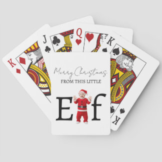 Baralho Little Elf Merry Christmas Gift Playing Cards