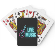 Live Music Neon Guitar