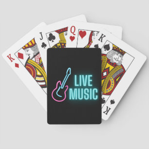 Baralho Live Music Neon Guitar