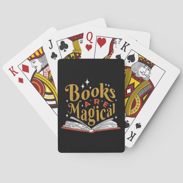 Baralho Livros Antigos São Mágicos (Verso)