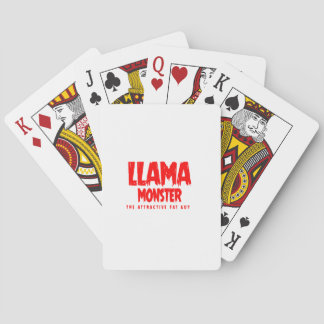 Baralho Llama Monster Red Logo