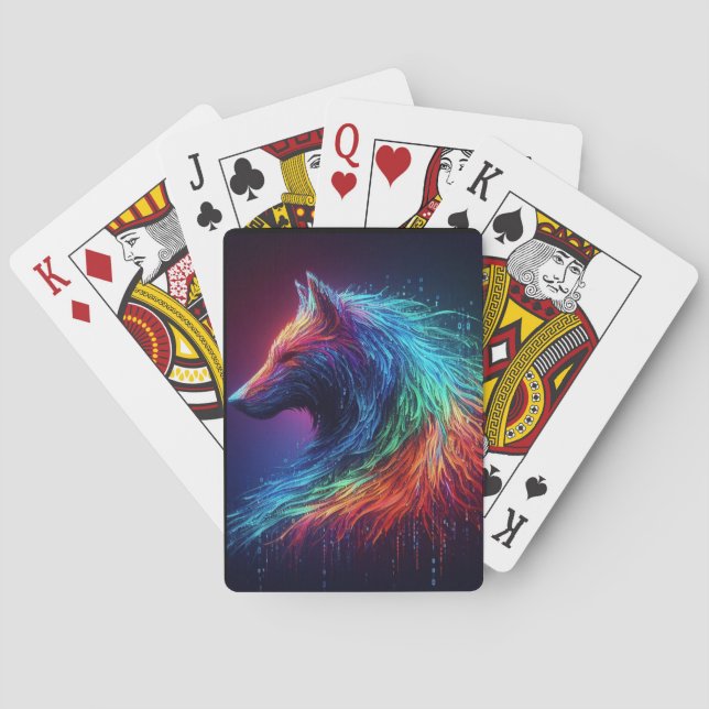 Baralho Lobo Magestoso (Verso)