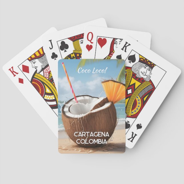 Baralho Localização Personalizada Coco Loco (Verso)