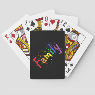 Baralho Logotipo da família de LGBT