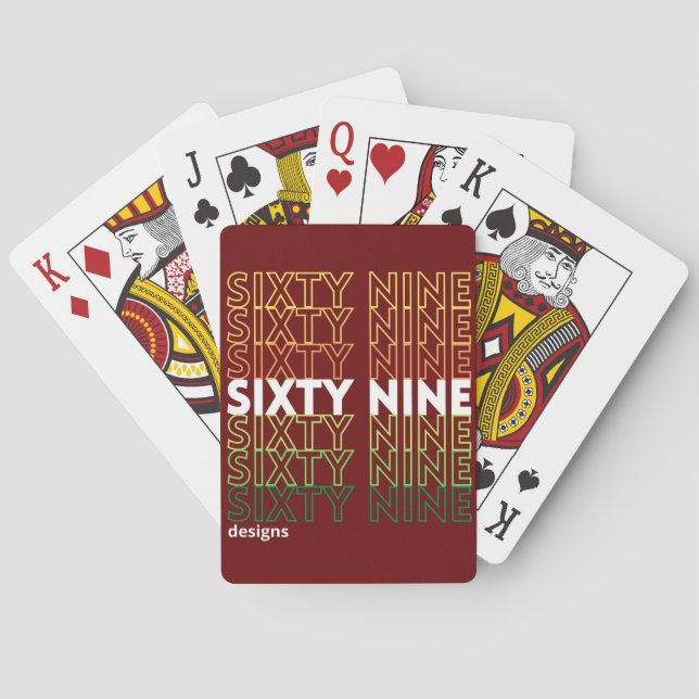 Baralho Logotipo "DESIGNS SIXTININE" (Verso)
