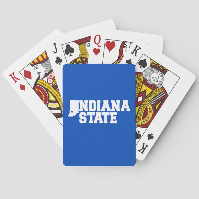 Baralho Logotipo do Estado de Indiana (Verso)