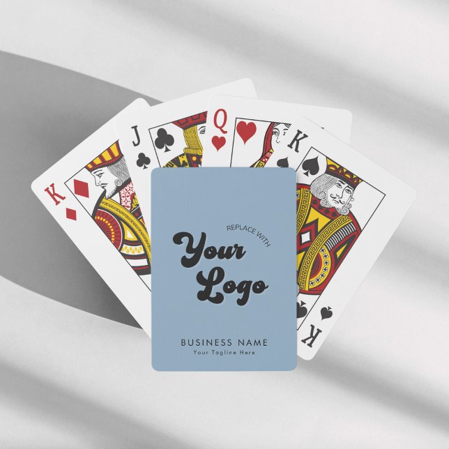 Baralho Logotipo e texto da empresa comercial personalizad (Criador carregado)