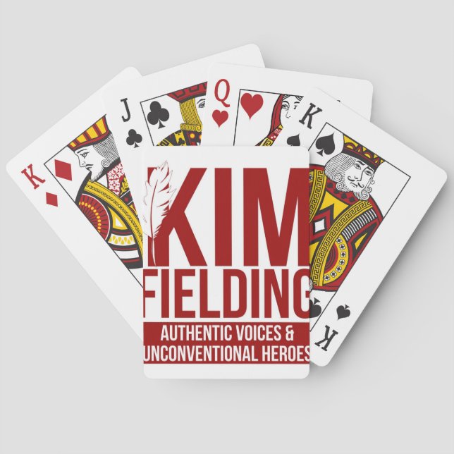 Baralho logotipo Kim Fielding (Verso)