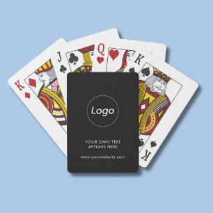 Baralho Logotipo profissional preto