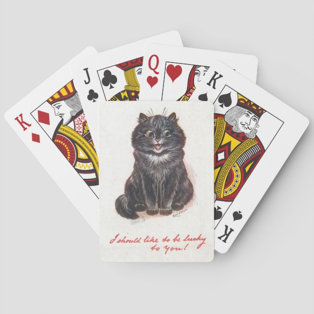 Baralho Lois Wain Lucky Black Cat (Verso)