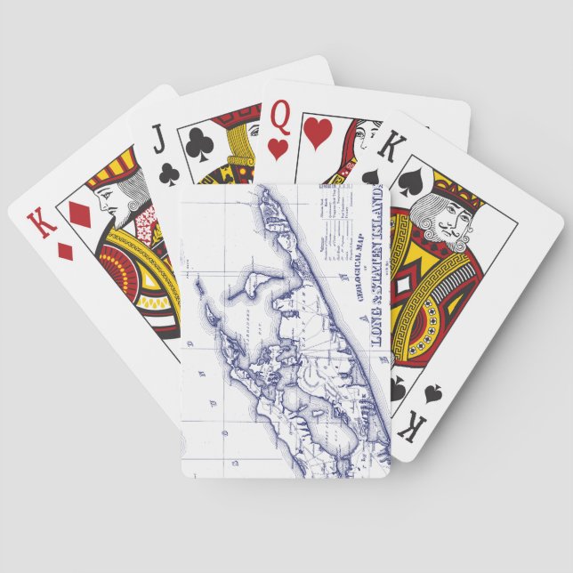 Baralho Long Island The Hamptons Map VC (Verso)