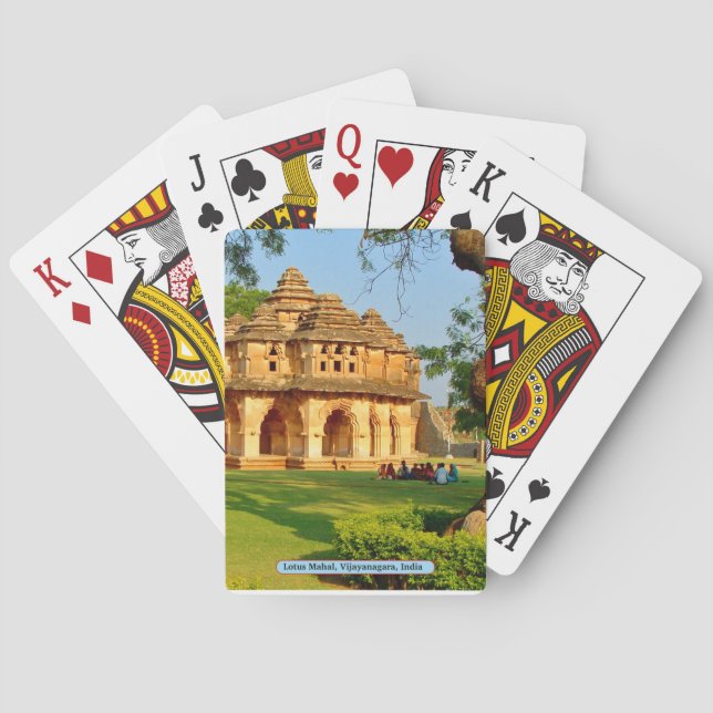 Baralho Lotus Mahal, Vijayanagara, Índia (Verso)