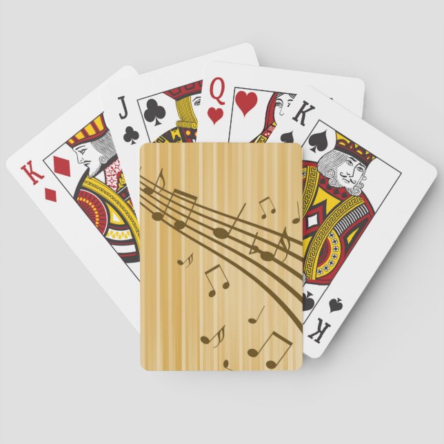 Baralho Loucos de Música em Segundo Plano Música (Verso)