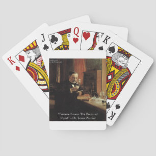 Baralho Louis Pasteur "Fortune" cita presentes e Camisetas