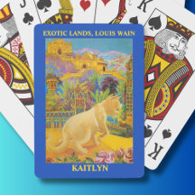 Louis Wain Cats em Terras Exóticas Personalizadas