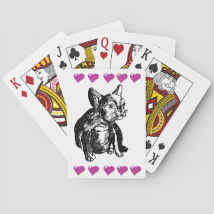 Baralho Love Bulldog Dog Classic Playing Cards