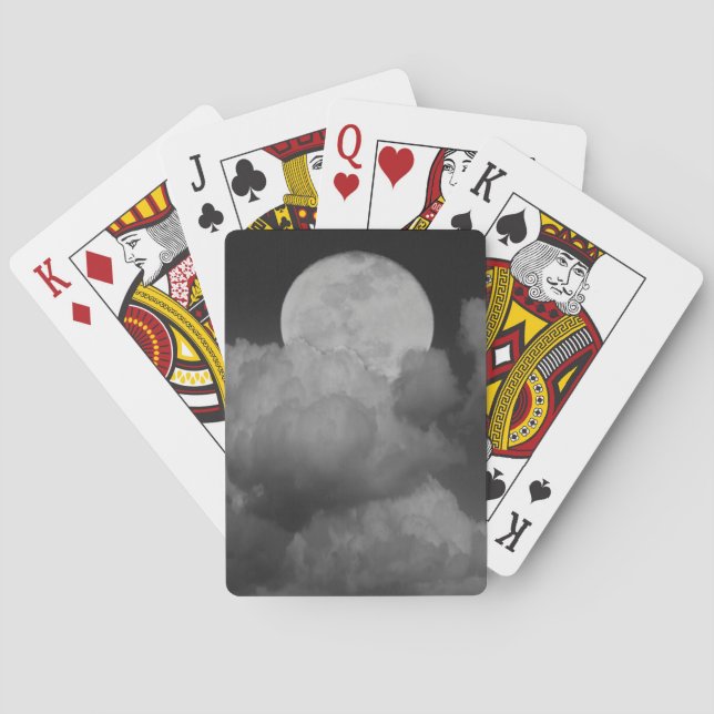 Baralho Lua e nuvens sobre Kansas (Verso)