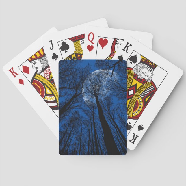 Baralho Lua no Céu Noturno (Verso)