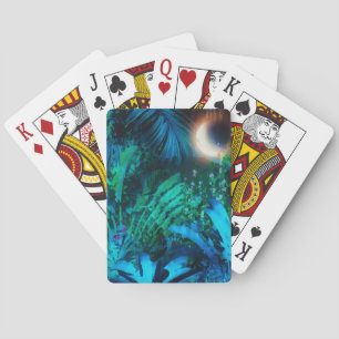 Baralho Lua Noite Tropical Selva Deixa Azul