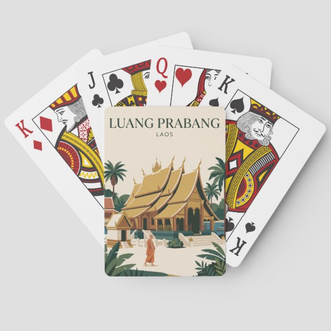 Baralho Luang Prabang Laos (Verso)