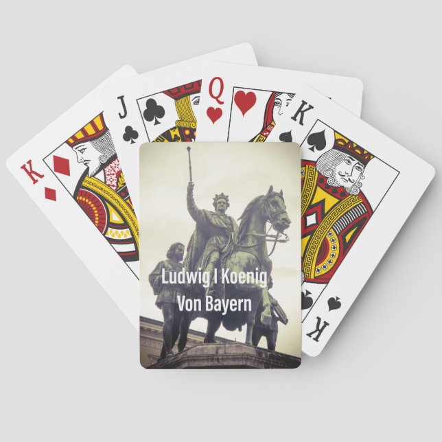 Baralho Ludwig mim Koenig Von Baviera (Verso)