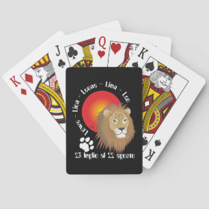 Baralho Luglio agosto di Leone 23 al 22 Giochi carte