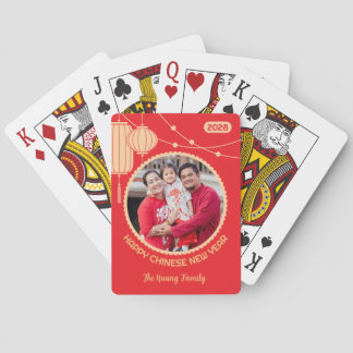 Baralho Lunar New Year Lantern Photo Poker Cards