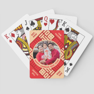 Baralho Lunar New Year Lantern Photo Poker Cards