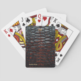 Baralho Luxury Executive Monogram Premium Leather